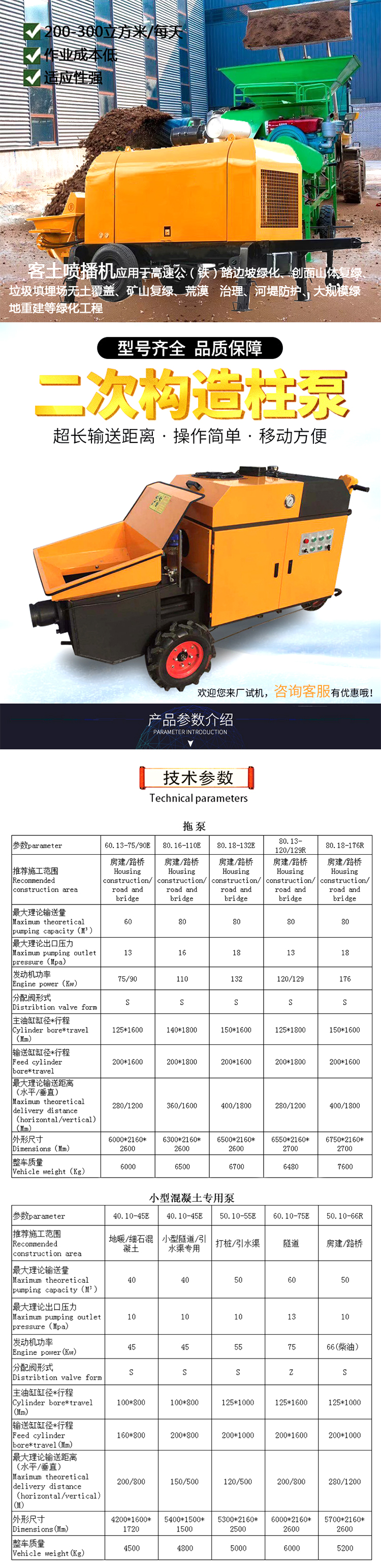 柴油拖泵、電機(jī)拖泵、拖泵、強(qiáng)制式拖泵、隧道拖泵、細(xì)石混凝土泵、砂漿泵、碎石泵、地泵